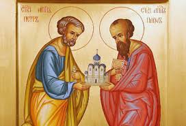 Святі первоверховні апостоли Петро і Павло